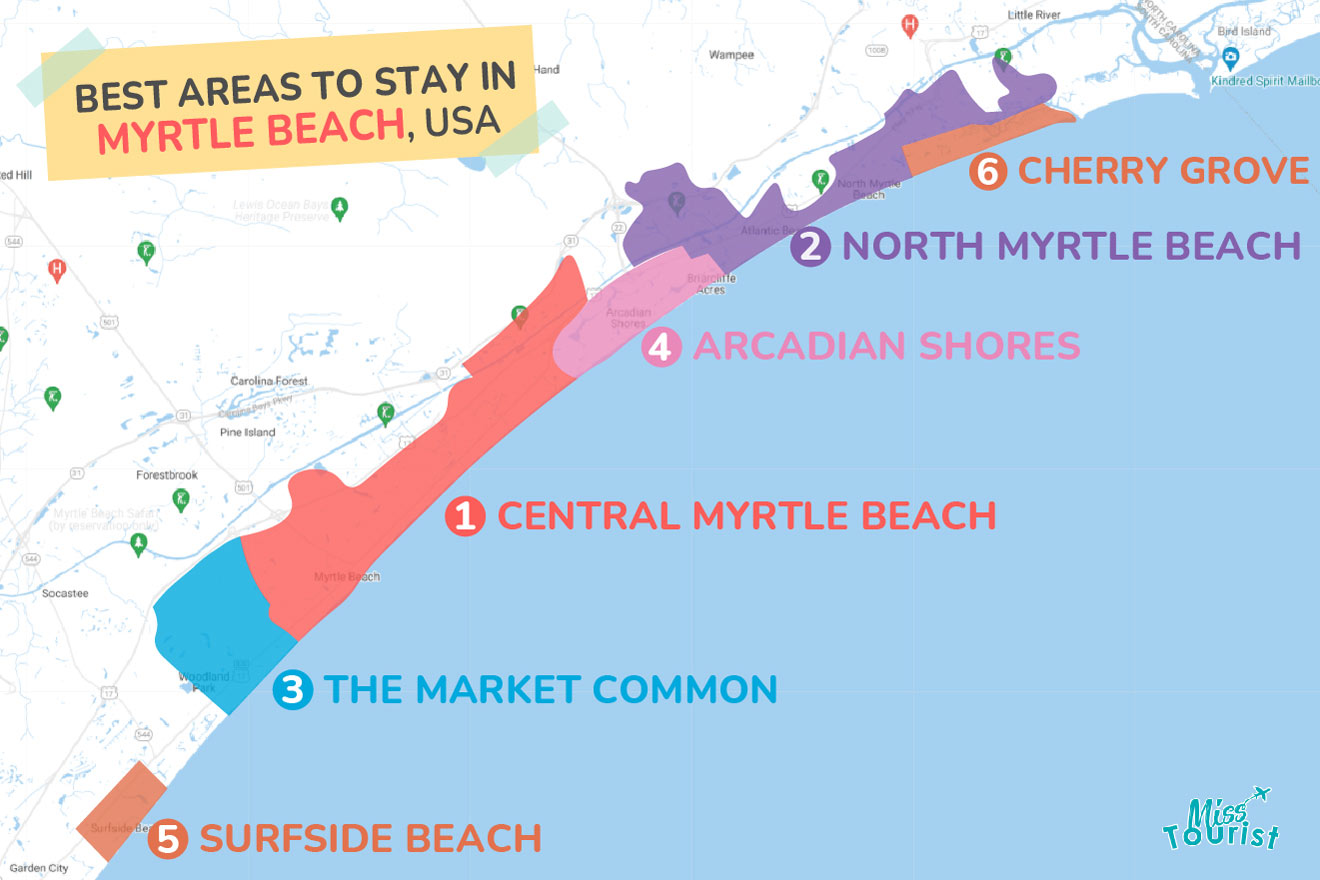 HONEST GUIDE → Where to Stay in Myrtle Beach (With Prices!)